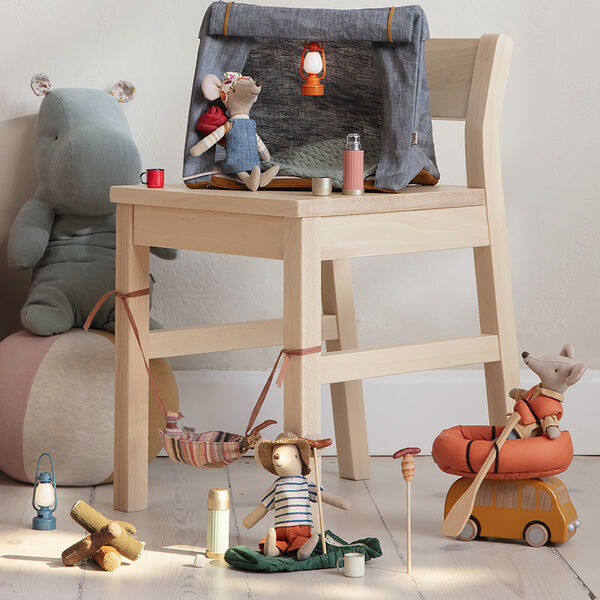 Thermos and Cups, soft coral, Maileg