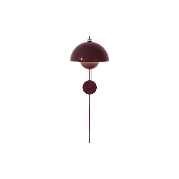Flowerpot VP8 | Dark Plum | Wall Lamp, &Tradition