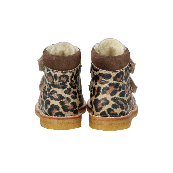 Beginner TEX Winter Boot, beige leo/taupe, ANGULUS