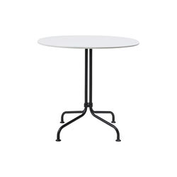 Carmel Bistro Outdoor Dining Table, matt clam white, GUBI