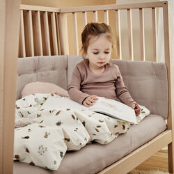 Bumper for Leander Linea&trade; and Luna&trade; Baby Cot, cappuccino, Leander