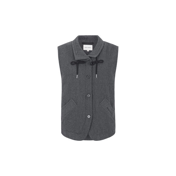 ESBalmi Wool Vest GRS, gray melange ESBalmi Wool Vest GRS, gray melange, esmé studios