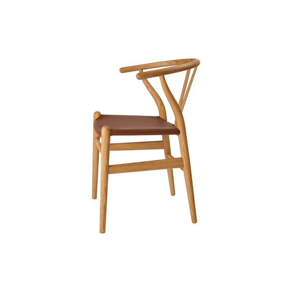 CH24P | Wishbone Chair | Oak Oil/Loke 7060, Carl Hansen & S&oslash;n