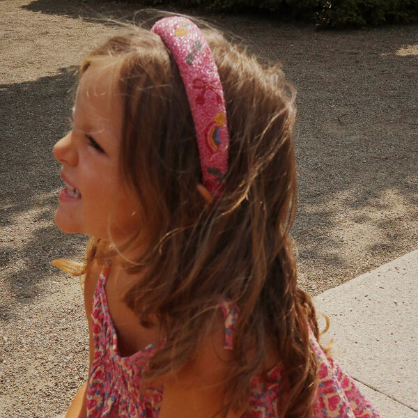 Beaded Hairbrace, bubblegum, Konges Sløjd