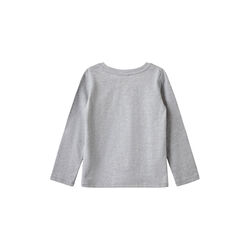 FleurKB T-shirt Long Sleeve, grey melange, Sofie Schnoor