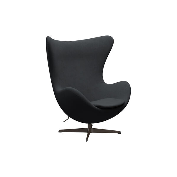 Egg&trade; 3316 Lounge Chair, Christianshavn 1173 grey/brown bronze, Fritz Hansen