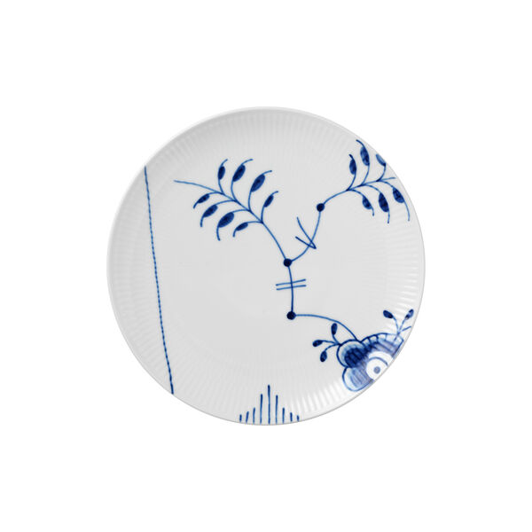 Blue Fluted Mega Coupe Plate &Oslash; 23 cm, Royal Copenhagen