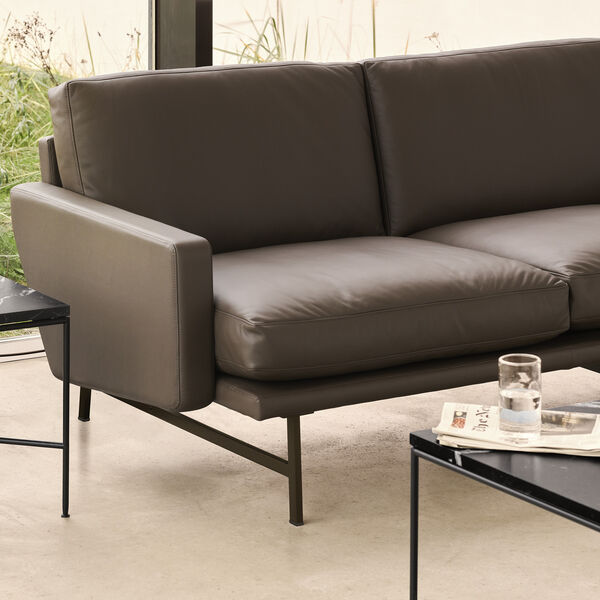 Lissoni™ PL113S Sofa, dark green 1161 Lissoni™ PL113S Sofa, dark green 1161, Fritz Hansen