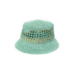 RAFFIA&nbsp;Hat, aqua, Bella Ballou