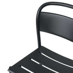 Linear Steel Side Chair, anthracite black, Muuto