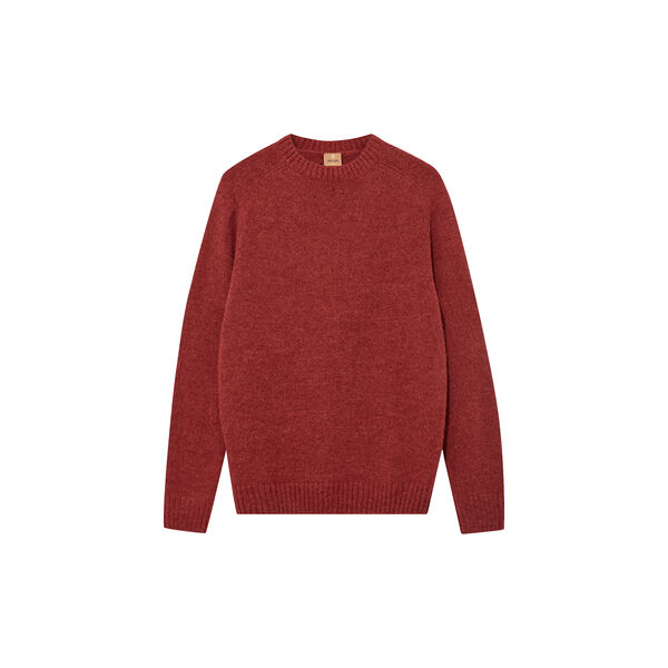 MMGCarlos Crew Neck Knit, burnt russet, MOS MOSH Gallery