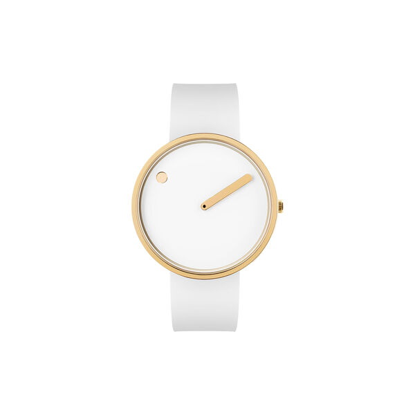 Picto Wrist Watch, white/white, PICTO