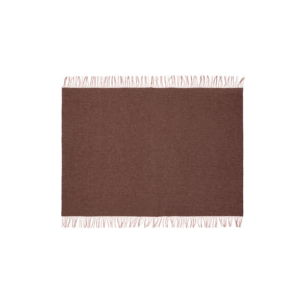 Franja Throw, 01232 pink-brown, Silkeborg Uldspinderi