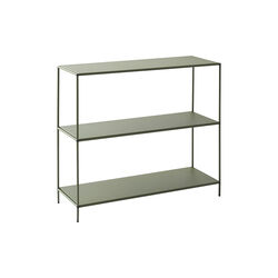 Shelf Low, green, Abstracta® System