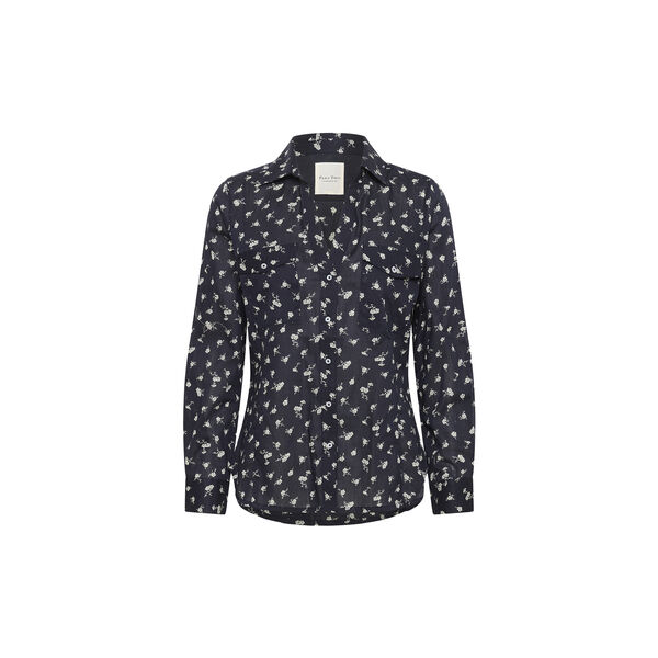 CortnioPW Shirt, dark navy fragile print, Part Two