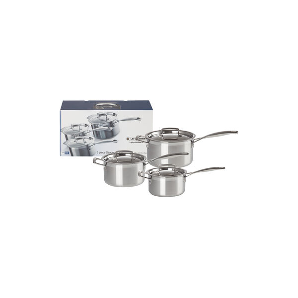 3-PLY Saucepan Set of 3, Le Creuset