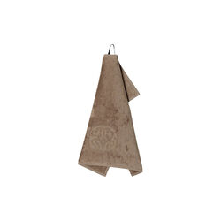 DAMASK TERRY facecloth, walnut, Georg Jensen Damask