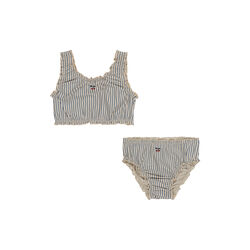 Collette Bikini, blue stripe, Konges Sløjd