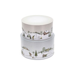 Vinter Cookie Tin Set, arctic ice/woodrose, Bastian