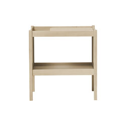 Journal Side Table, white oak, Form & Refine