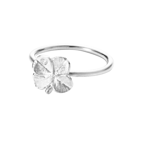 Firkløver Ring, silver, Flora Danica Jewellery