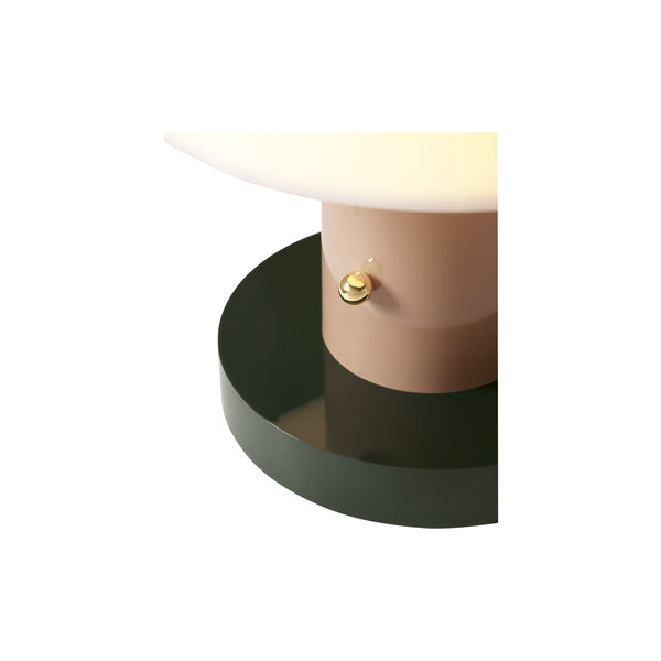 Setago JH27 Portable Table Lamp, nude/forest, &Tradition