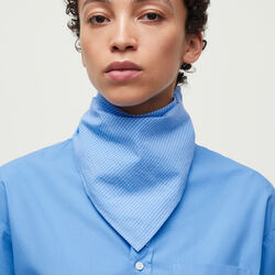 Charlie Scarf Check, mix blue, Aiayu