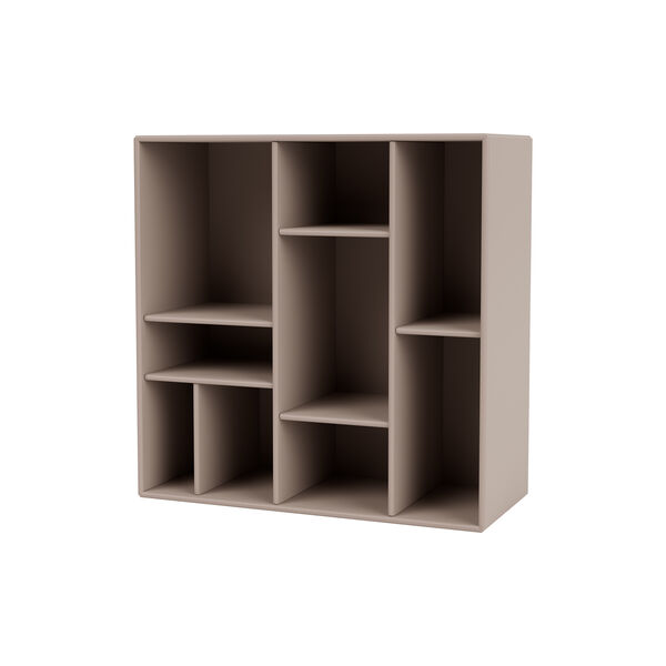 Montana 1613 Shelf with Legs, 137 mushroom/black, Montana Furniture