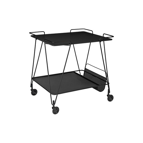 Matégot Trolley, soft black semi matt, GUBI