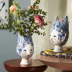 Titania Vase, blue, Bj&oslash;rn Wiinblad