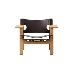 2226 Spanish Chair, dark brown/oiled oak, Fredericia Furniture