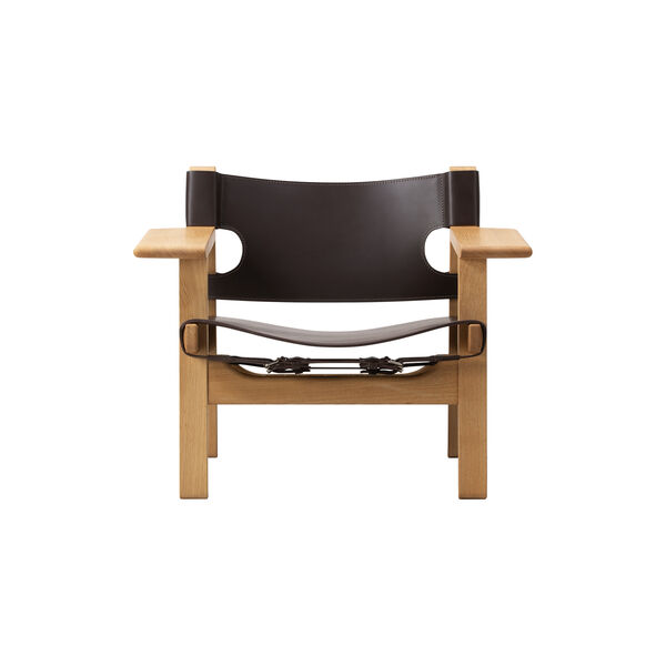 2226 Spanish Chair, dark brown/oiled oak, Fredericia Furniture
