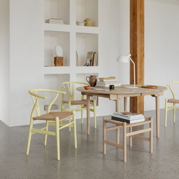 CH24 Wish Bone Chair, soft hollyhock, Carl Hansen & S&oslash;n
