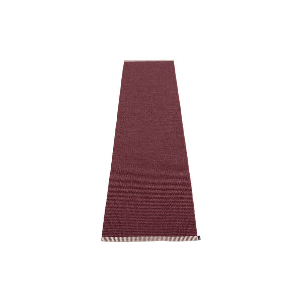 Mono Plastic Rug, zinfandel/rose taupe, Pappelina