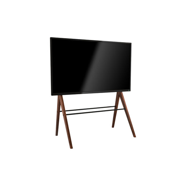 Kaya TV stand, oiled walnut/ black, KRISTIAN JUUL