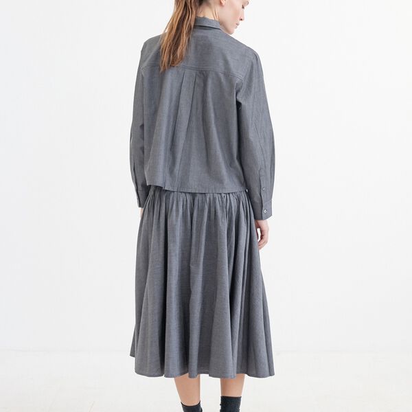 SABLE DK11-263 Shirt, dusky grey, PROJECT AJ117