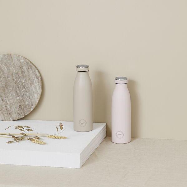 Drinking bottle, cream beige, AYA&IDA