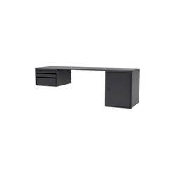 WORKSHOP Work Desk, 04 anthracite, Montana Furniture