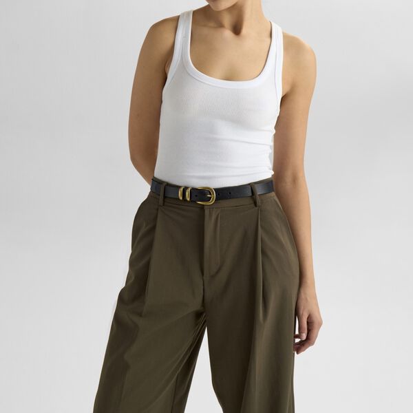 SionaMBG Belt, black w/br. gold, Markberg