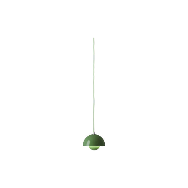 Flowerpot VP10 Pendant, signal green, &Tradition