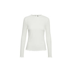 CandaceKB LS Tee, egret, Karen by Simonsen