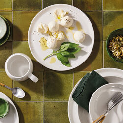 Coupe dinner plate 27 cm, white, Le Creuset