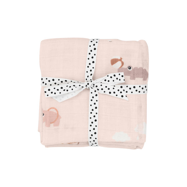 Playground Burp Cloth 2-Pack, powder, Done by Deer