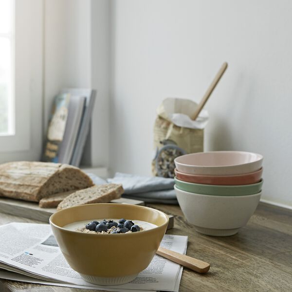 Colorit Bowl &Oslash; 14 cm, coral, Knabstrup Keramik