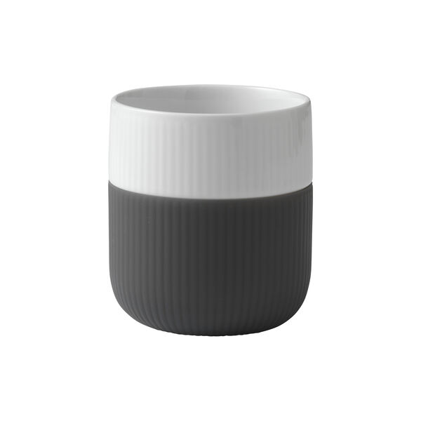 Fluted Contrast Mug 35 cl, anthracite Fluted Contrast Mug 35 cl, anthracite, Royal Copenhagen