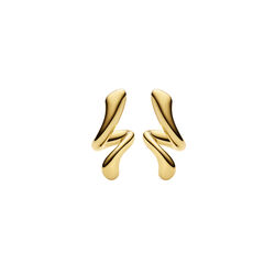 Coil Curl Studs, gold, Maria Black