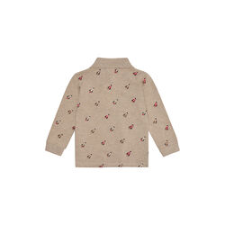 HCStevie Space Embroidery Polo, biscuit, Hust & Claire