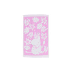 Moomin hand towel seashells pink, Moomin Arabia