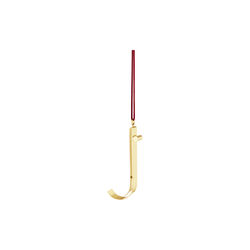 Christmas letter ornament J, Georg Jensen
