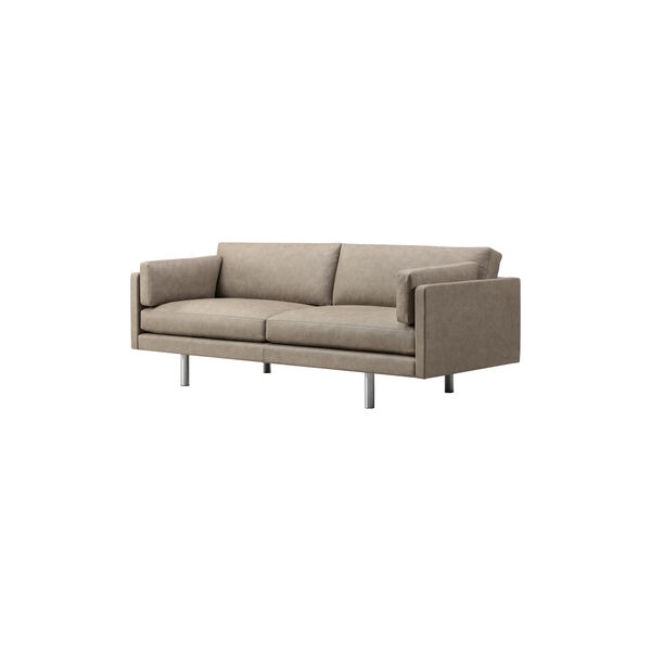 EJ220 2 Seater Sofa, burned grey 40783, Fredericia Furniture